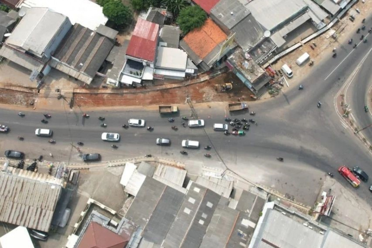 Proses Penataan Simpang Gondrong Ruas Jalan KH. Hasyim Ashari Kota Tangerang Provinsi Banten