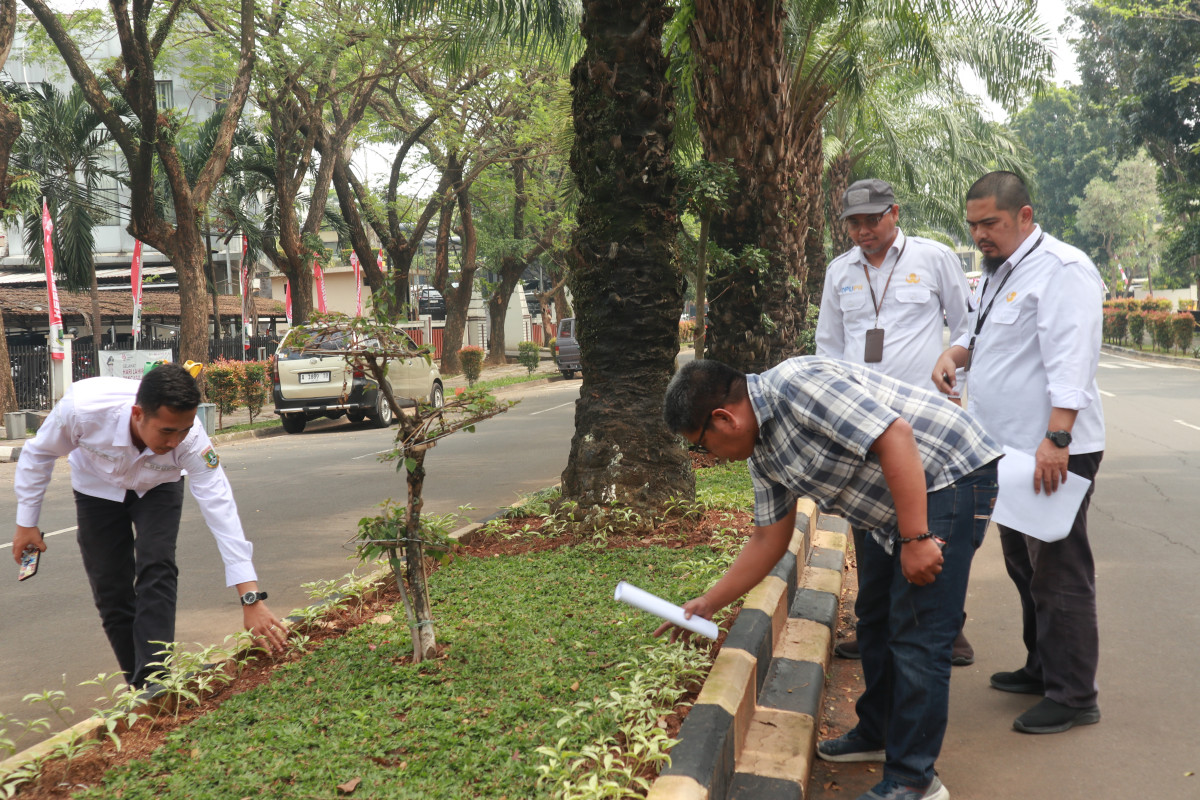 Penyerahan Taman Median Jalan Kepada Dinas Pekerjaan Umum dan Penataan Ruang Provinsi Banten