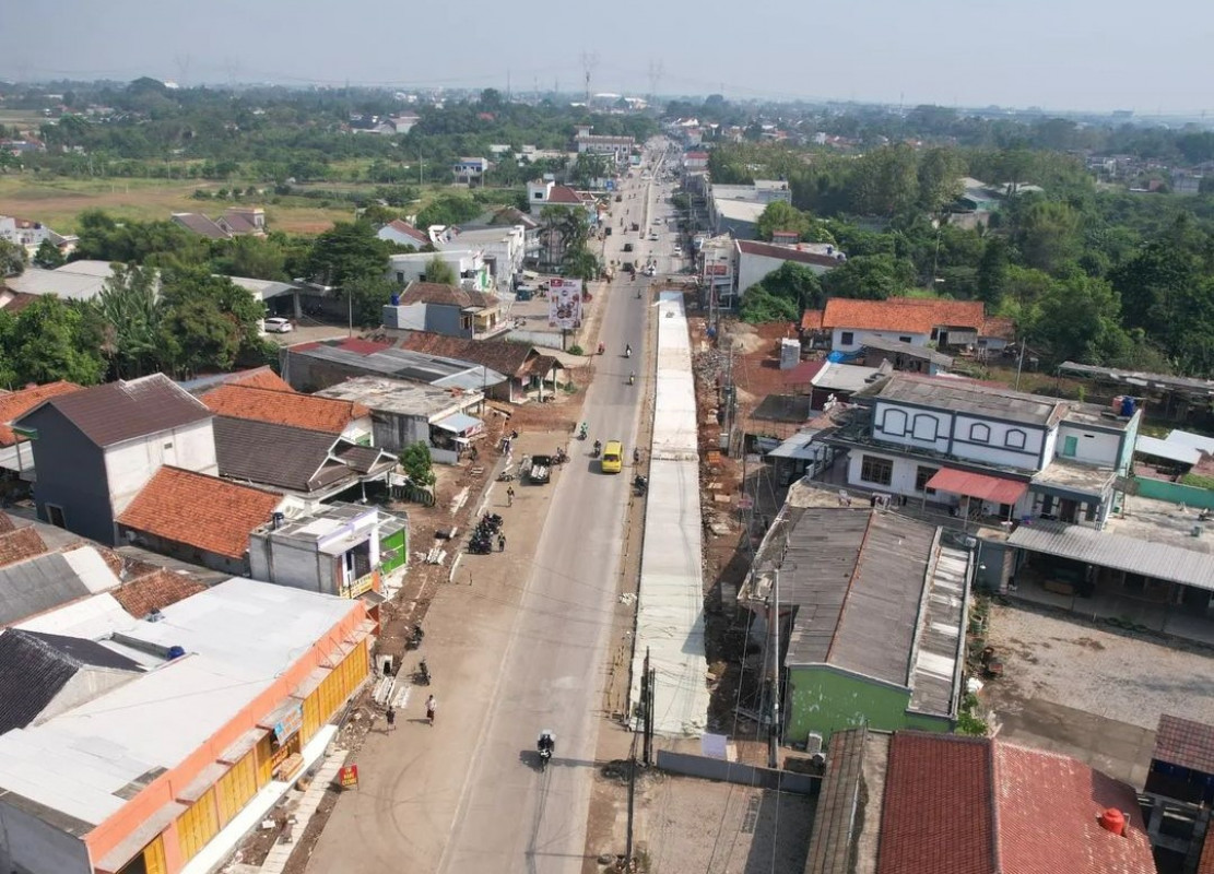 Proses Pelebaran Jalan Ruas Sempu - Dukuh Kawung, Cipocok Jaya, Kota Serang