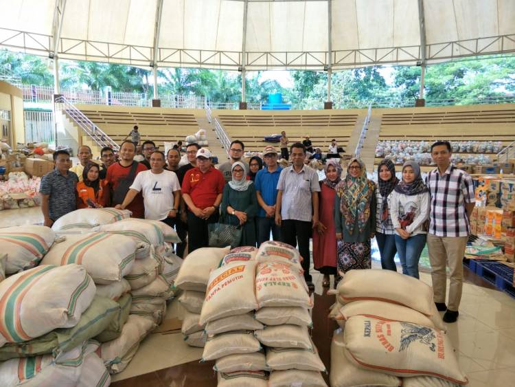 Dinsos Banten Kelola Setok Logistik Bencana Tsunami di Selat Sunda