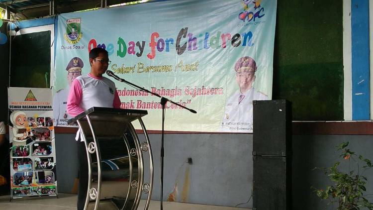 Peringati HAN Dinsos Banten Melalui Rehabilitas Sosial Gelar One Day For Children