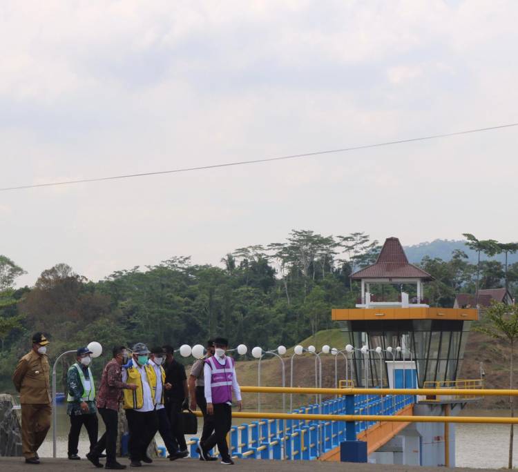 Kunjungan Sekaligus Peresmian Bendungan Sindangheula oleh Presiden Republik Indonesia