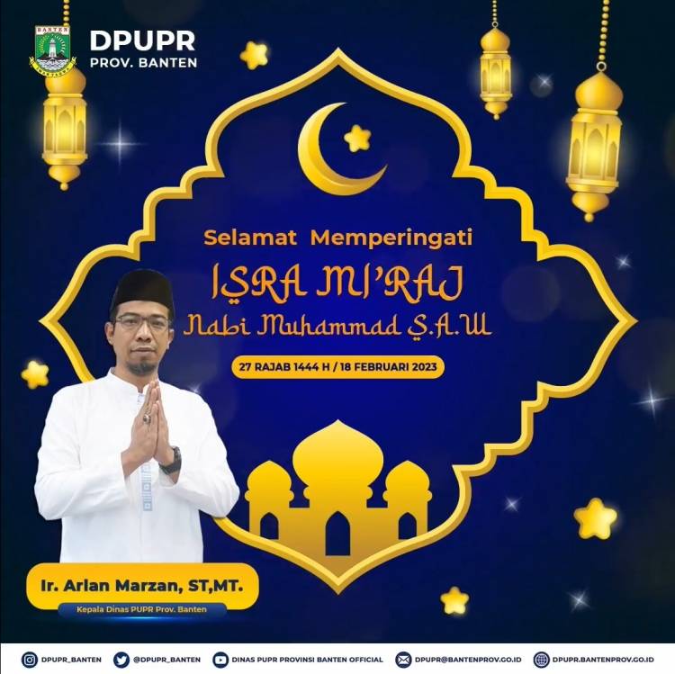 Selamat memperingati Isra Mi’raj Nabi Muhammad SAW