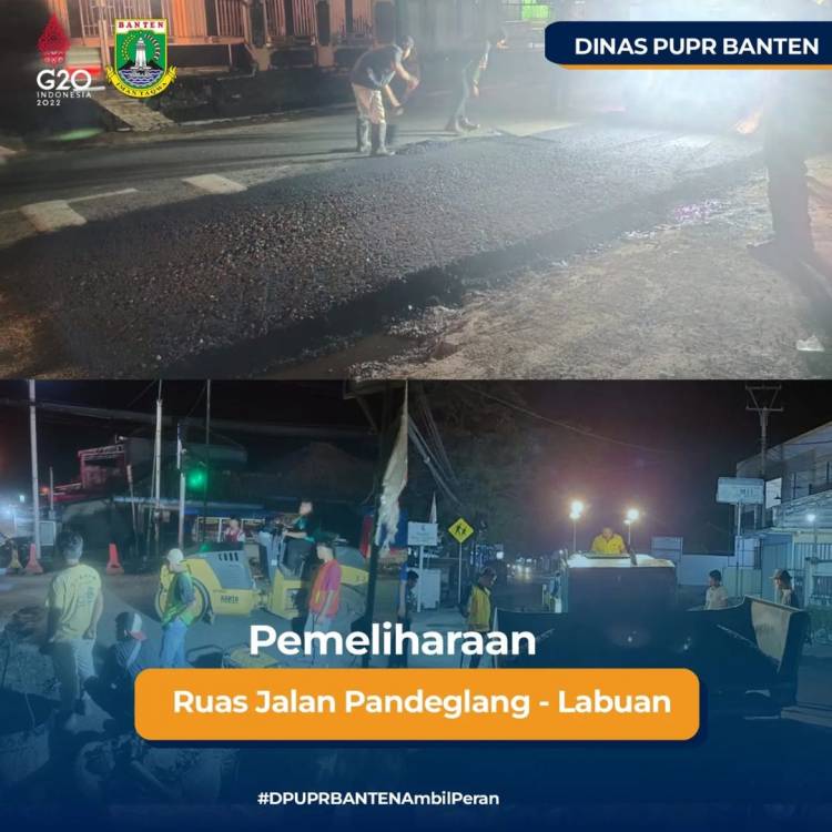 Pemeliharaan Ruas Jalan Pandeglang – Labuan
